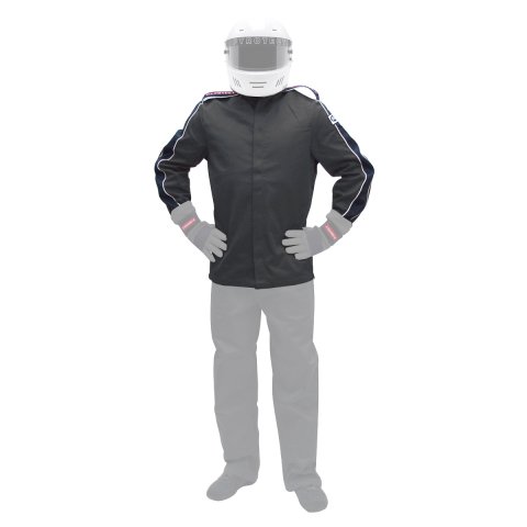 Driving Jacket - Sportsman Deluxe - SFI 3.2A/1 - Single Layer - Proban - Black - Medium - Each
