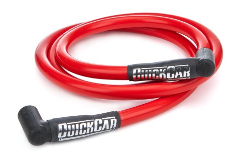 Coil Wire - Spiral Core - 11.5 mm - Sleeved - 60 in Long - Red - HEI Style Terminal - Each