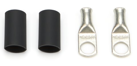 Ring Terminal - 6 Guage Wire - 1/2 in Hole - Heat Shrink Included - Copper - Tin Plated - Pair