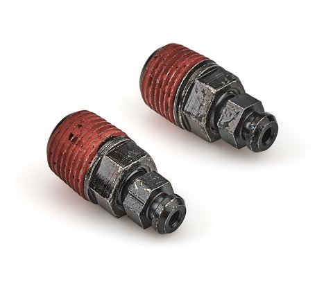 Brake Bleeder - 1/8 in NPT Thread - 3/8-24 in Adapter - Steel - Cadmium Plated - Pair