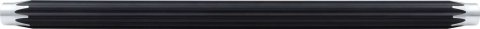 Suspension Tube - Scalloped - 18 in Long - 5/8-18 in Female Thread - Aluminum - Black Anodized / Natural - Each