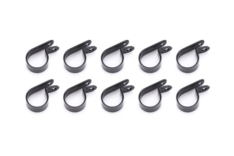 Line Clamp - Adel - 0.75 in ID - Nylon - Black - Set of 10