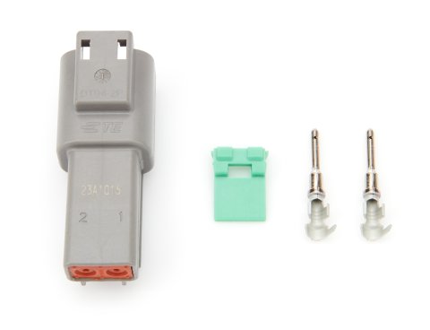 Electrical Connector - Deutsch Connector - Male - 2 Pin - Housing / Pins / Wedge Locks - Each