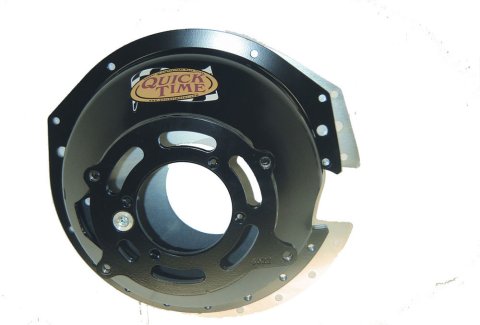 Bellhousing - Block Plate - Hardware Included - SFI 6.1 - Steel - Black Paint - Various Transmissions - Chevy V8 - Kit