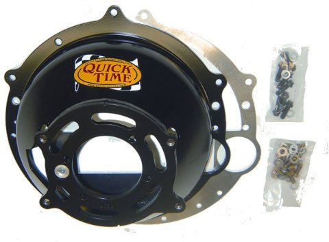 Bellhousing - Block Plate - Hardware Included - SFI 6.1 - Steel - Black Paint - Various Transmissions - GM LS-Series - Kit