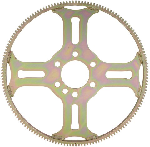 Flexplate - Lightweight 4 Spoke - 153 Tooth - SFI 29.1 - Steel - Zinc Oxide - Internal Balance - 2-Piece Seal - Small Block Chevy - Each