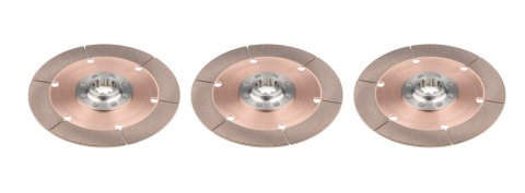 Clutch Disc - 7.25 in Diameter - 1-1/8 in x 10 Spline - Rigid Hub - Universal - Set of 3