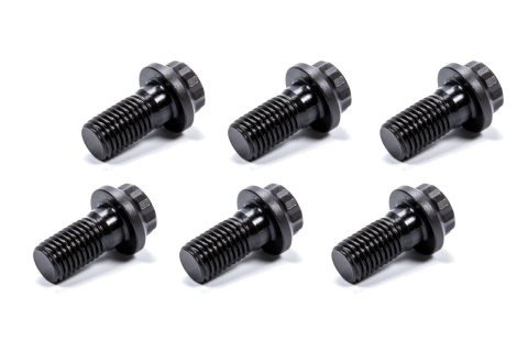 Flywheel Bolt Kit - 11 mm x 1.50 Thread - 0.990 in Long - 12 Point Head - Chromoly - Black Oxide - GM LS-Series - Set of 6