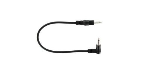 Headset Cable - 90 Degree - 1/8 in Female to 1/8 in Male Jack - Each