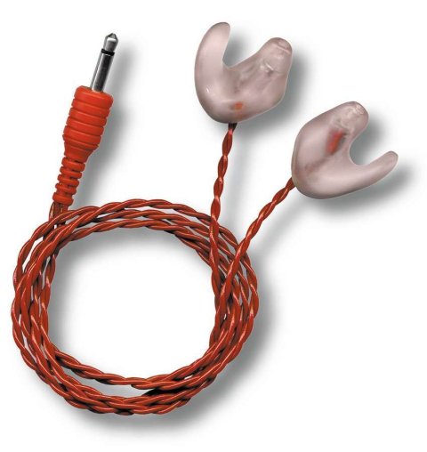 Headphones - Semi-Custom - 18 in Cord - 1/8 Input Jack - Custom Molded Ear Molds - Each