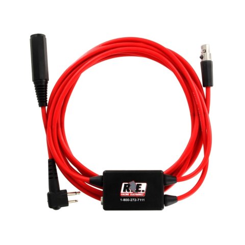 Radio Harness - Legacy Series - 3 Conductor Helmet Connector / Motorola / Splitter Twin-Pin Radios - Each