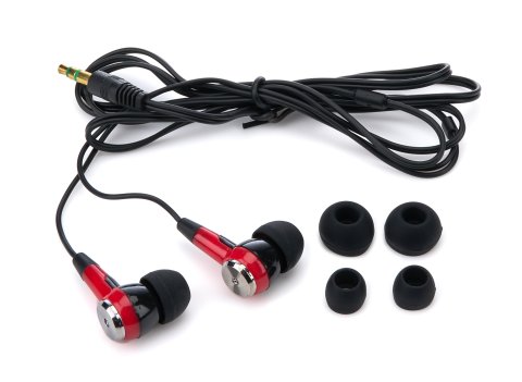 Headphones - Standard - 50 in Cord - 1/8 Input Jack - Rubber Ear Inserts - Each