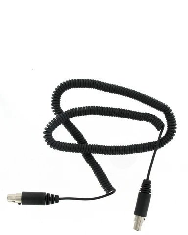 Headset Cable - Gemini-5 Male Cable - 3 Pin - Coiled Cord - Gemini-5 Headsets - Each