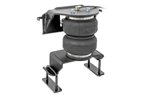 Air Spring - Bags / Brackets / Lines - 5000 lb Capacity - Black Powder Coat Brackets - Rear - Ford Fullsize Truck 2004-14 - Kit