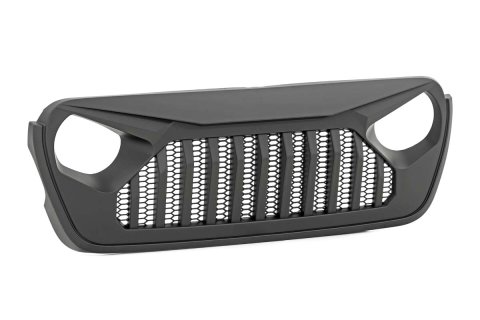 Grille Assembly - Angry Eyes - Plastic - Black - Jeep Gladiator 2020-25 / Jeep Wrangler JL 2018-25 - Each
