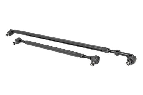 Drag Link - Crossover Steering - 1.25 in OD - Bracket / Hardware / Tie Rod Ends - Jeep Comanche / Cherokee / Wrangler 1984-2006 - Kit