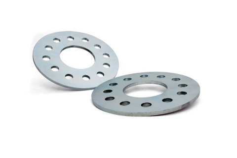 Wheel Spacer - 6 x 5.50 or 6 x 6 in Bolt Pattern - 0.25 in Thick - Aluminum - Natural - Pair
