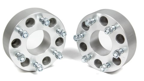 Wheel Spacer - 6 x 5.50 in Bolt Pattern - 2 in Thick - Aluminum - Natural - Pair