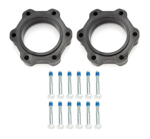CV Spacer - Front - 1-3/4 in Thick - Hardware Included - Plastic - Black - GM Fullsize Truck 1999-2018 - Pair