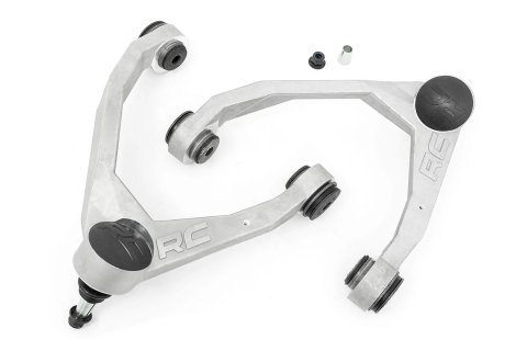 Control Arm - Upper - Ball Joint / Bushings Included - Aluminum - Natural - GM Fullsize SUV / Truck 2007-16 - Pair