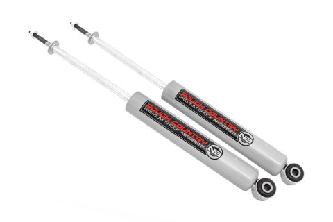 Shock - Premium N3 - Monotube - 15.72 in Compressed / 26.58 in Extended - 2.12 in OD - Steel - Chrome - Front - Jeep Wrangler JK 2007-18 - Pair