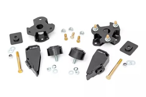 Suspension Leveling Kit - 2 in Lift - Spacers / Bump Stops / Brackets / Hardware Included - Ram Fullsize Truck 2012-18 - Kit