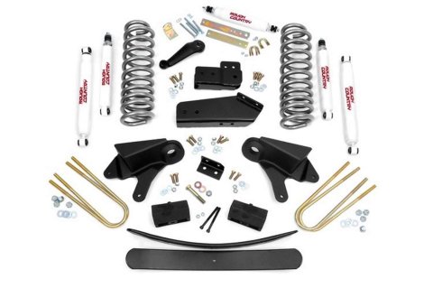 Suspension Lift Kit - 6 in Lift - Brackets / Bushings / Hardware / Radius Arms - Ford Fullsize SUV / Truck 1980-96 - Kit
