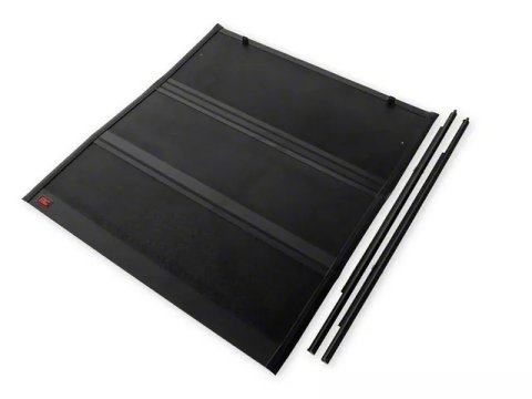 Tonneau Cover - Folding - Aluminum - Black - 5 ft 10 in Bed - GM Fullsize Truck 2019-25 - Kit
