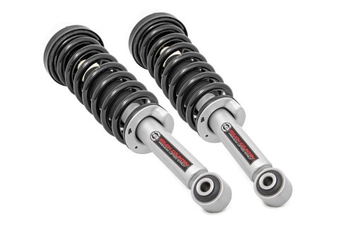 Strut - Premium N3 - Front - Steel - Silver Paint - 2 in Lift - Ford Fullsize Truck 2009-13 - Pair