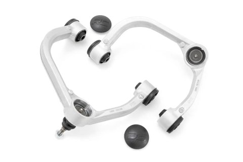 Control Arm - Forged - Upper - Press-In Ball Joint - Aluminum - Natural - 2.5 to 3.5 in Lift - Ford Fullsize Truck 2009-20 - Pair