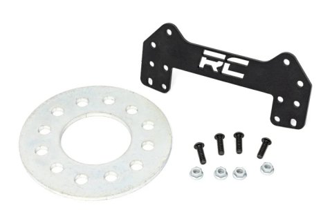 Brake Light Bracket - 3rd Brake Light - Bracket / Spacer / Hardware Included - Steel - Black Powder Coat - Ford Midsize SUV 2021-22 - Kit