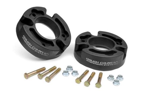 Suspension Leveling Kit - 2-1/2 in Lift - Hardware / Spacers - Front - Ford Fullsize Truck 2007-08 - Pair