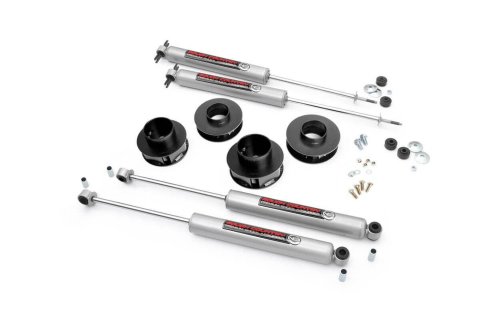 Suspension Lift Kit - 2 in Lift - Coil Spring Spacer / Shocks - Jeep Grand Cherokee 1999-2004 - Kit