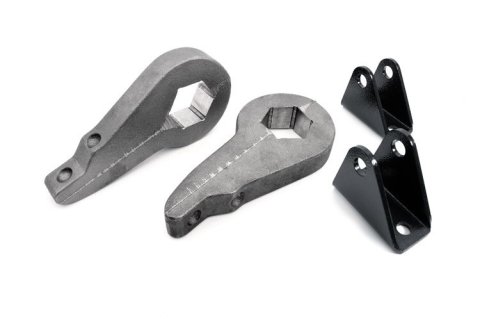 Torsion Keys - 1.5 to 2 in Lift - Steel - Black Powder Coat - GM Fullsize Truck 2001-10 - Pair