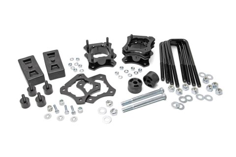 Suspension Leveling Kit - 2-1/2 to 3 in Lift - Hardware / Spacers - Front / Rear - Toyota Fullsize Truck 2007-21 - Kit