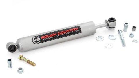 Steering Stabilizer Kit - Single - Hardware Included - Steel - 2500 / 3500 HD - GM Fullsize Truck 2011-15 - Each