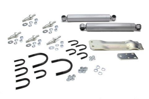 Steering Stabilizer Kit - Dual - Hardware Included - Steel - Fullsize SUV / Truck 1959-91 - Kit