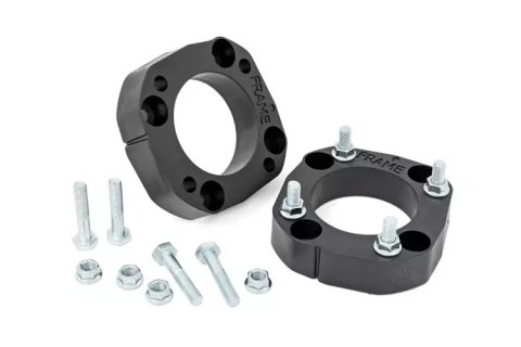 Suspension Leveling Kit - 1-3/4 in Lift - Spacers / Hardware Included - Composite - Black - Toyota Fullsize Truck 2022-23 - Pair