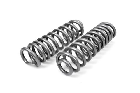 Suspension Leveling Kit - 1-1/2 in Lift - Coil Springs - Front - Steel - Silver Powder Coat - Ford Compact SUV 1984-1994 / Ford Compact Truck 1983-97 - Kit