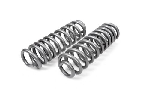 Suspension Leveling Kit - 1-1/2 in Lift - Coil Springs - Front - Steel - Silver Powder Coat - Ford Fullsize Truck 2005-16 - Kit