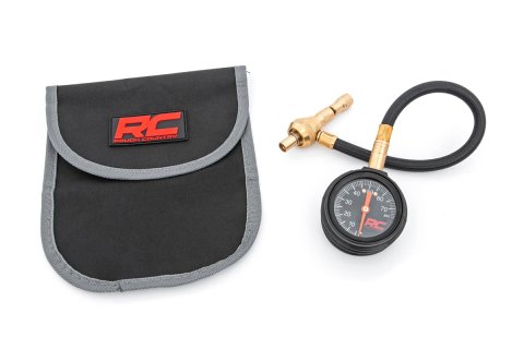 Tire Deflator - Tire Pressure Gauge - 0-70 psi - Analog - Case Included - Each
