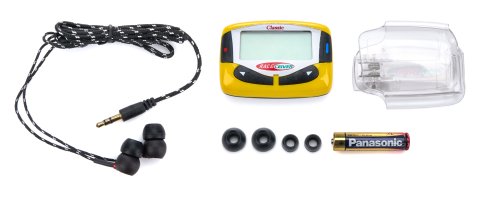 Radio Receiver - Classic Fusion Plus - LCD Screen - Rookie Headphones / Holster Included - Plastic - Yellow - Each