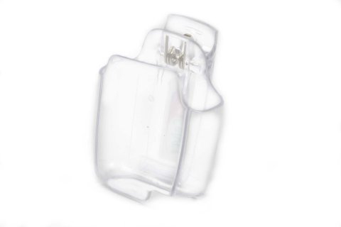 Radio Receiver Holder - Belt Clip - Plastic - Clear - Raceceiver Radio Receivers - Each