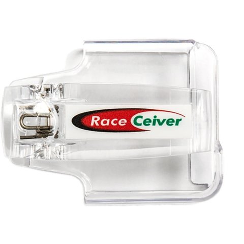 Radio Receiver Holder - Belt Clip - Plastic - Clear - Raceiver Element Radio Receivers - Each