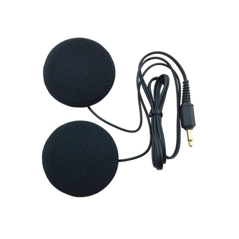 Headphones - Helmet - Premium - 36 in Cord - 3.5 mm Input Jack - Hook and Loop Attachment - Foam Ear Pads - Each
