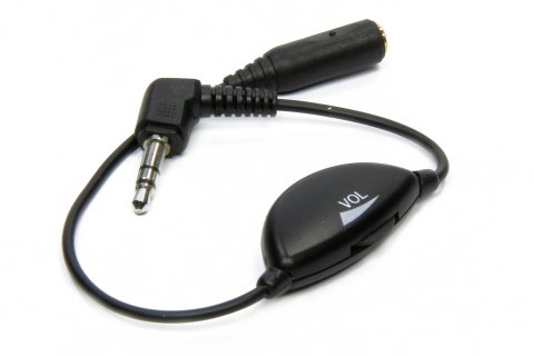 Volume Controller - In-Line - 3.5 mm Input / Output Jack - Each