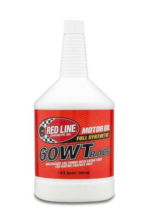 Motor Oil - 60WT Race Oil - High Zinc - 20W60 - Synthetic - 1 qt Bottle - Each