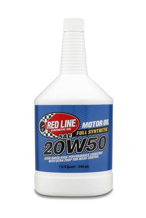 Motor Oil - High Performance - High Zinc - 20W50 - Synthetic - 1 qt Bottle - Each