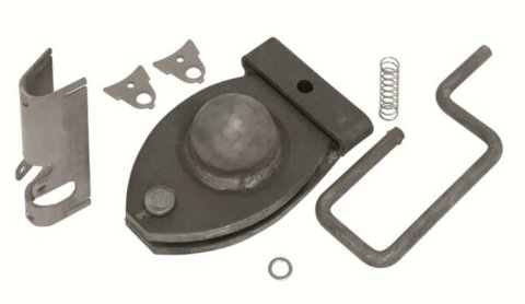 Gooseneck Coupler Kit - Bulldog - Locking Pin Assembly - 20000 lb Capacity - Locking Pin Cover / Hardware Included - Kit