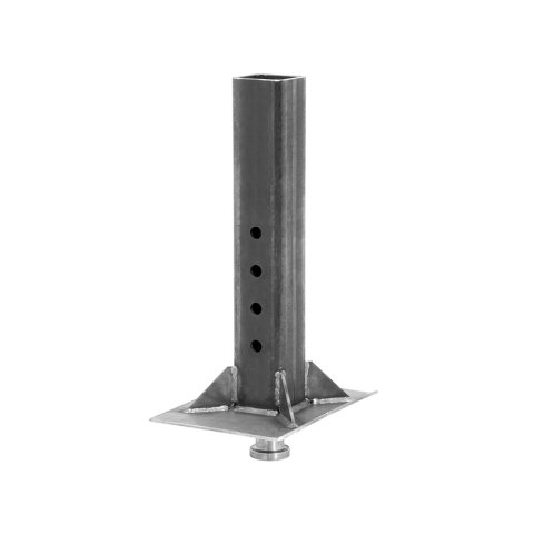 Fifth Wheel Hitch Coupler - Outer Tube Required - 4 Hole Adjustment - Locking Pin Included - Steel - Natural - Reese BX1 Hitch - Each
